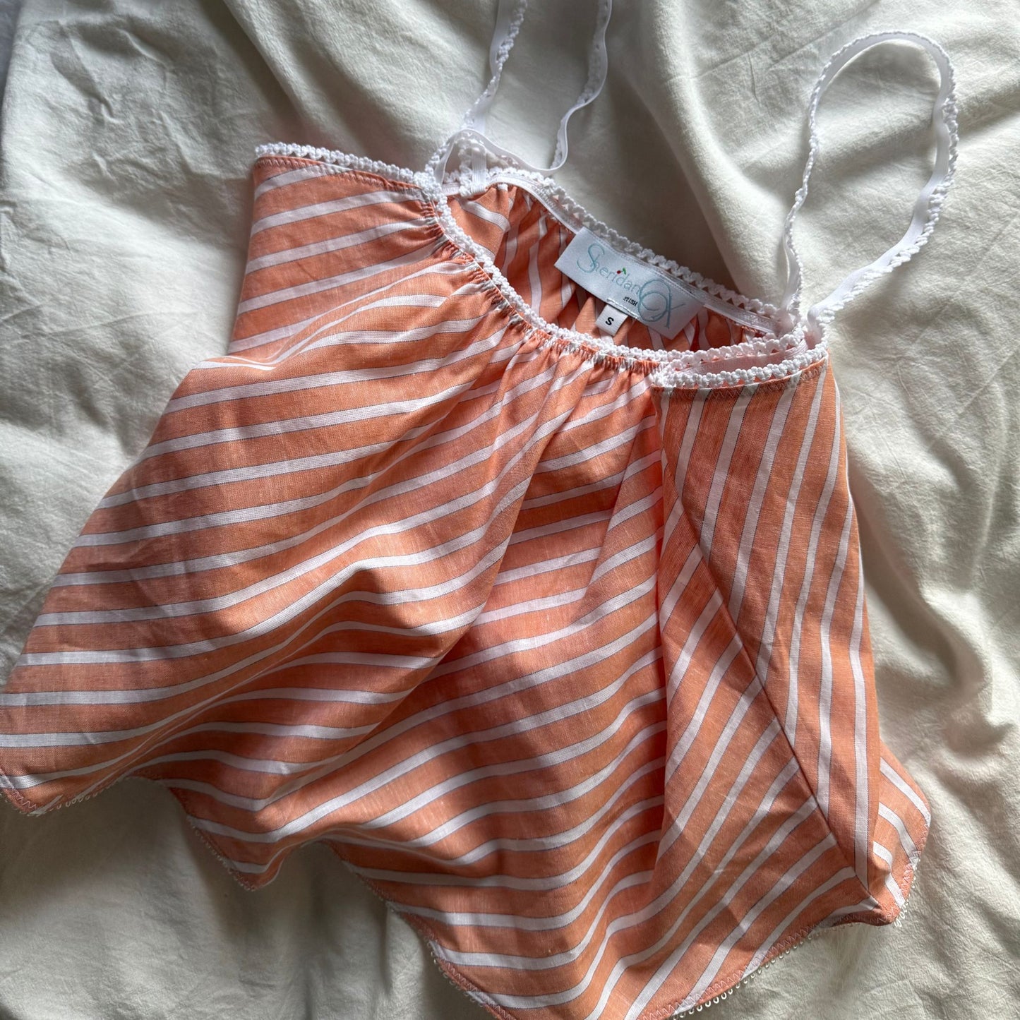The Perfect Tank in Orange Stripe