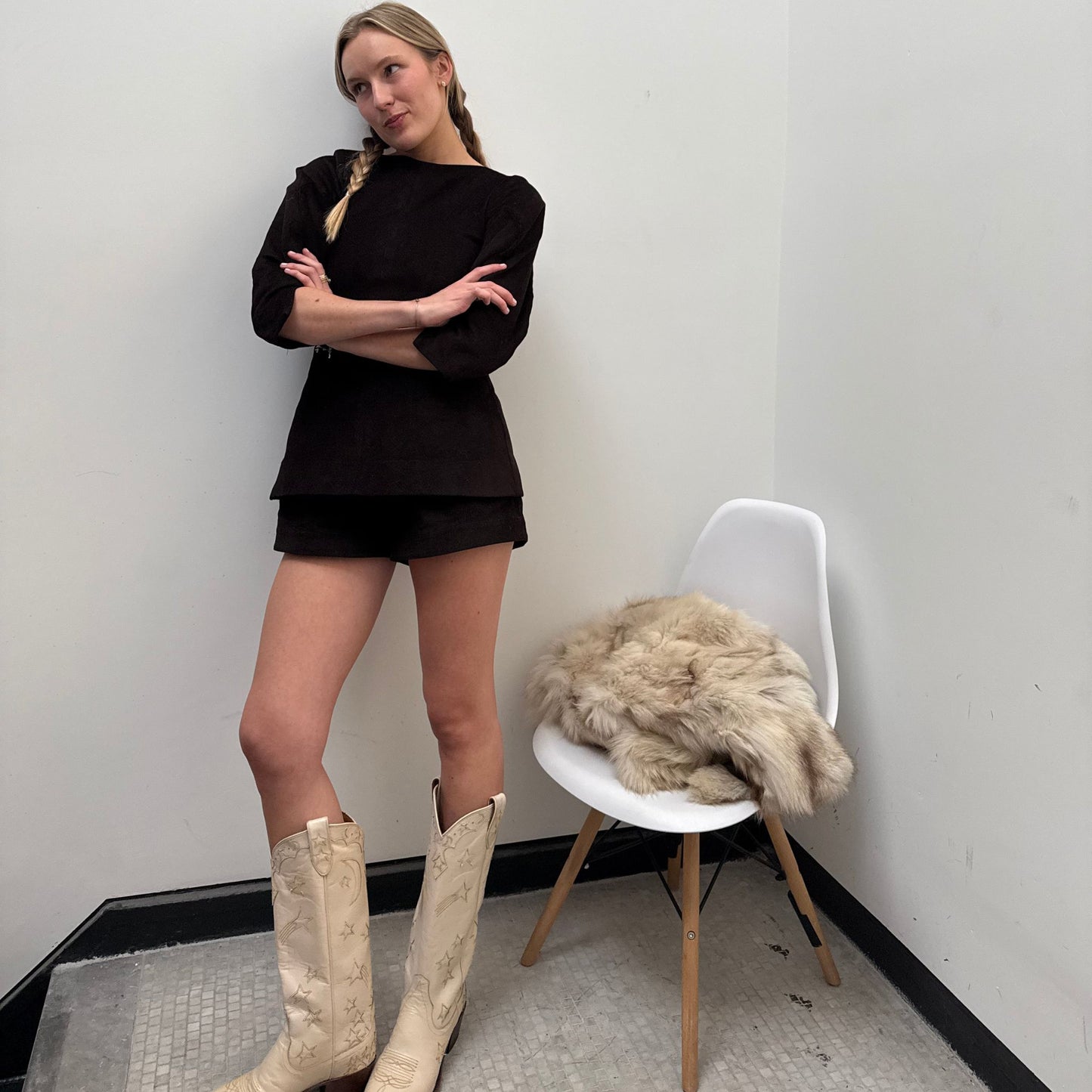 Janice Top in Chocolate Brown