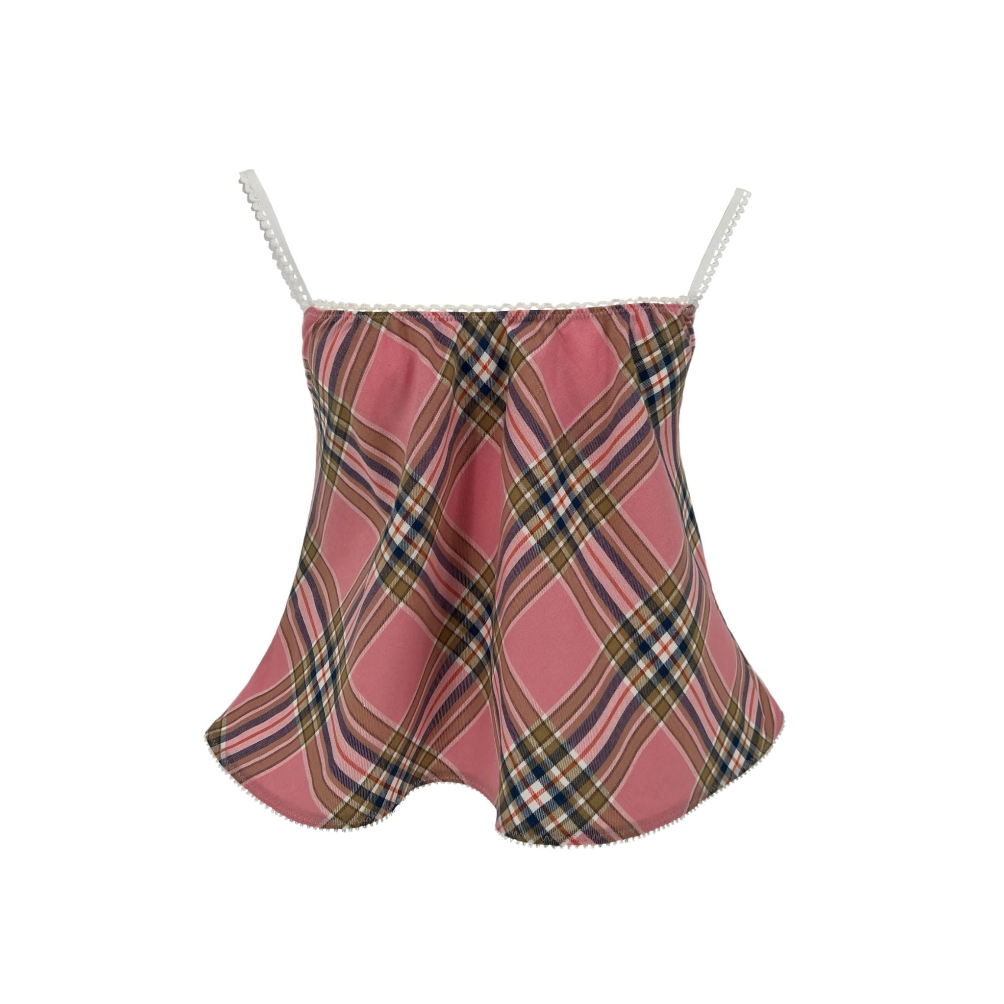 The Perfect Tank in Pink Plaid Cotton – Sheridan and Tish Cox