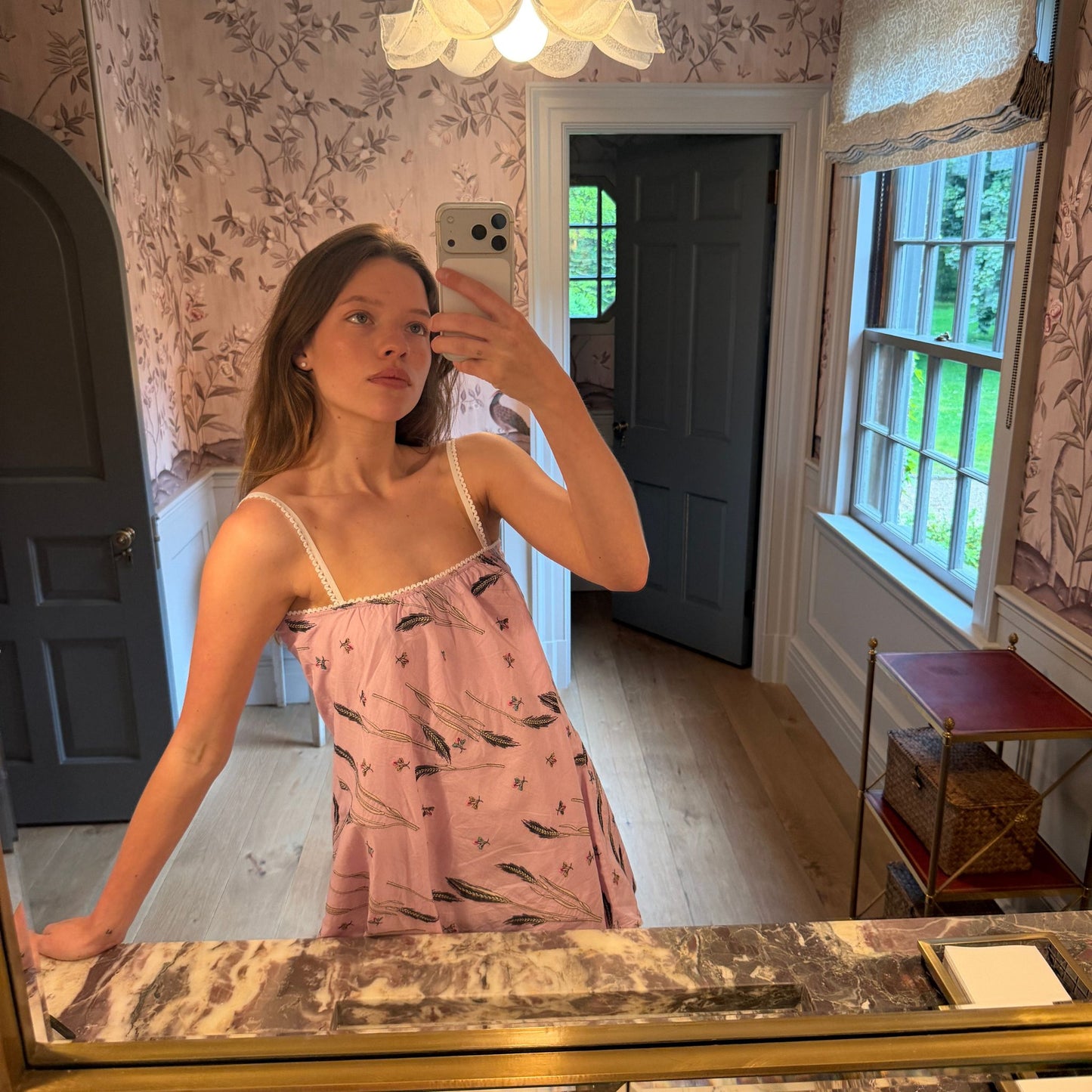 The Perfect Dress in Pink Firefly Cotton