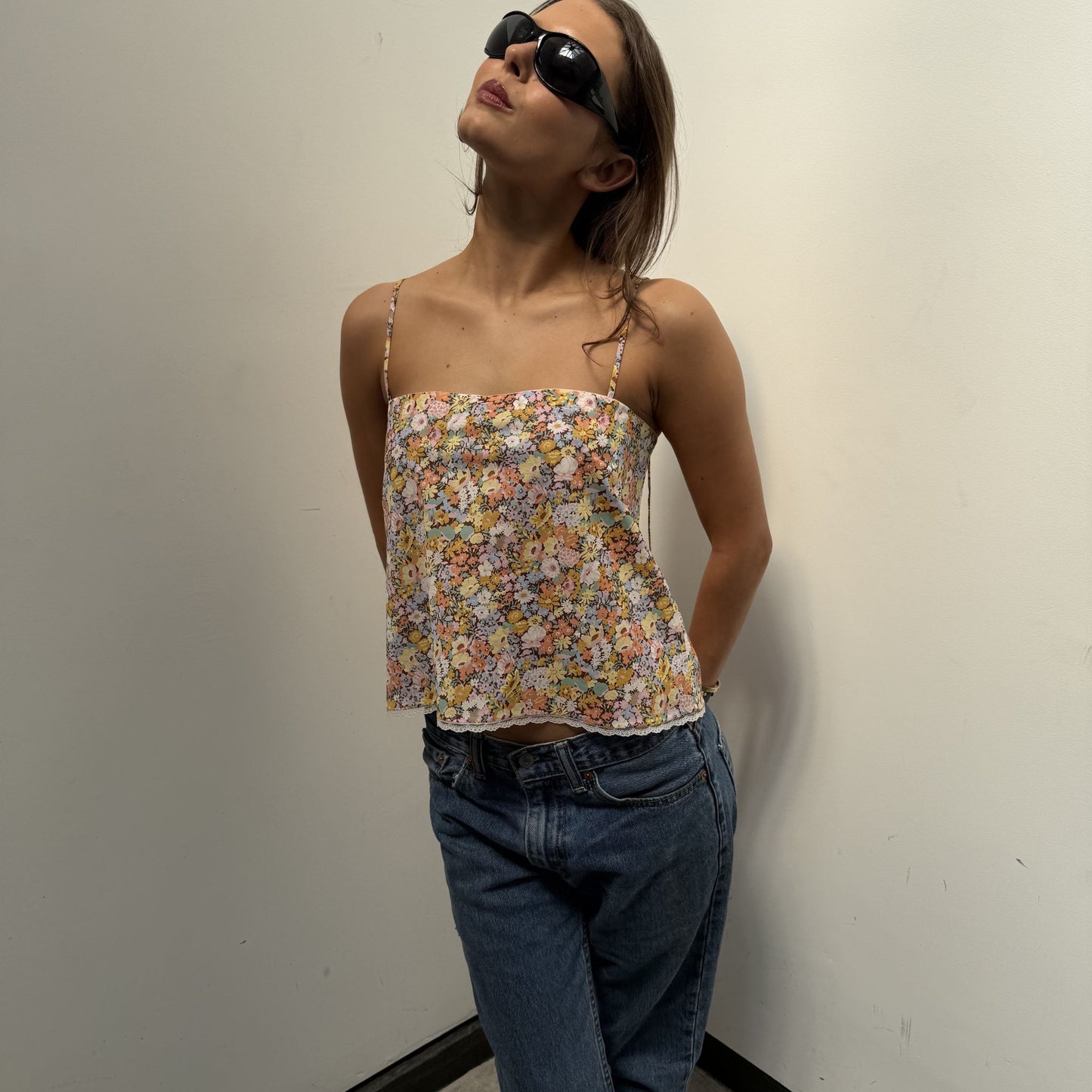The Bitsy Tank in Liberty London Floral