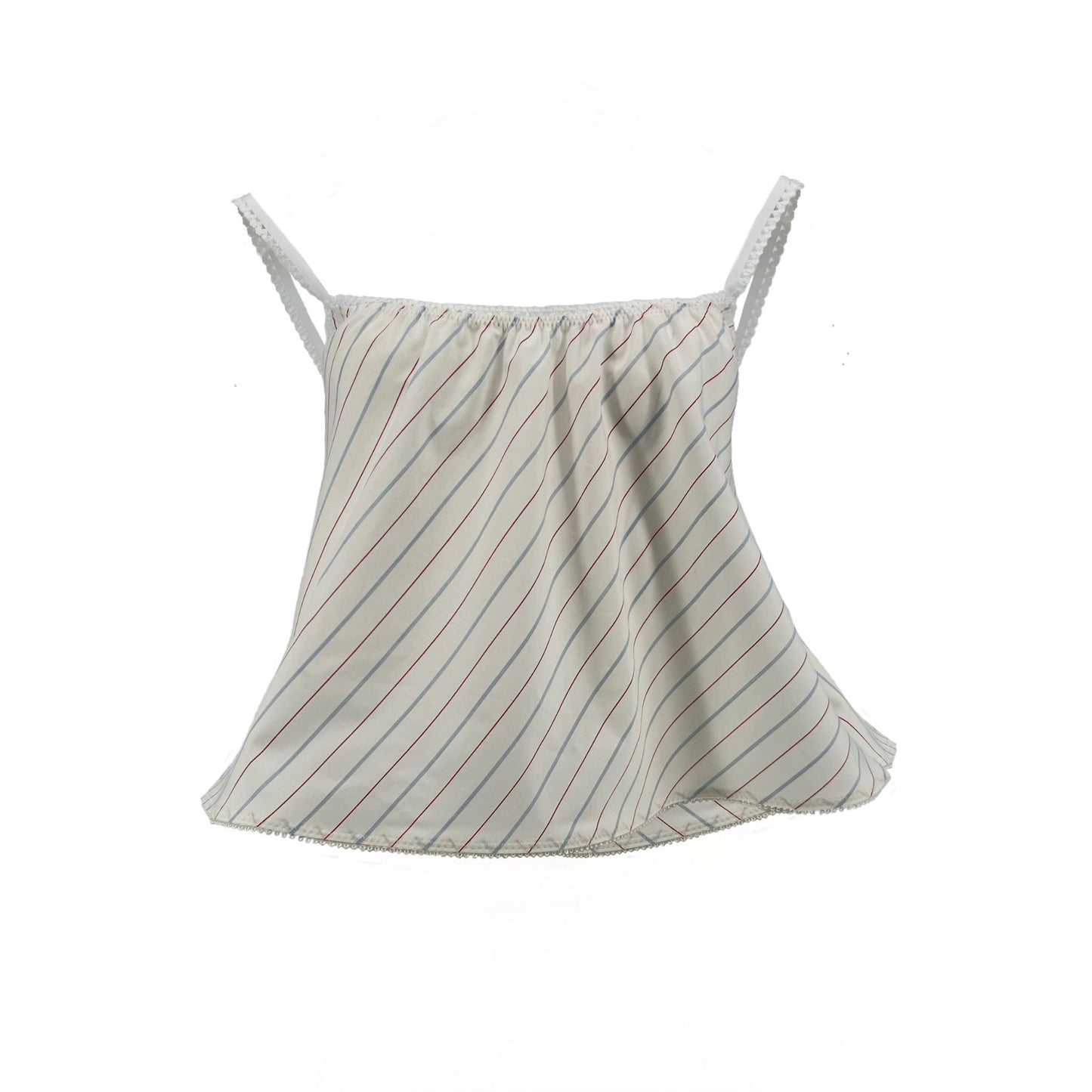 The Perfect Tank in Red and Baby Blue Stripe