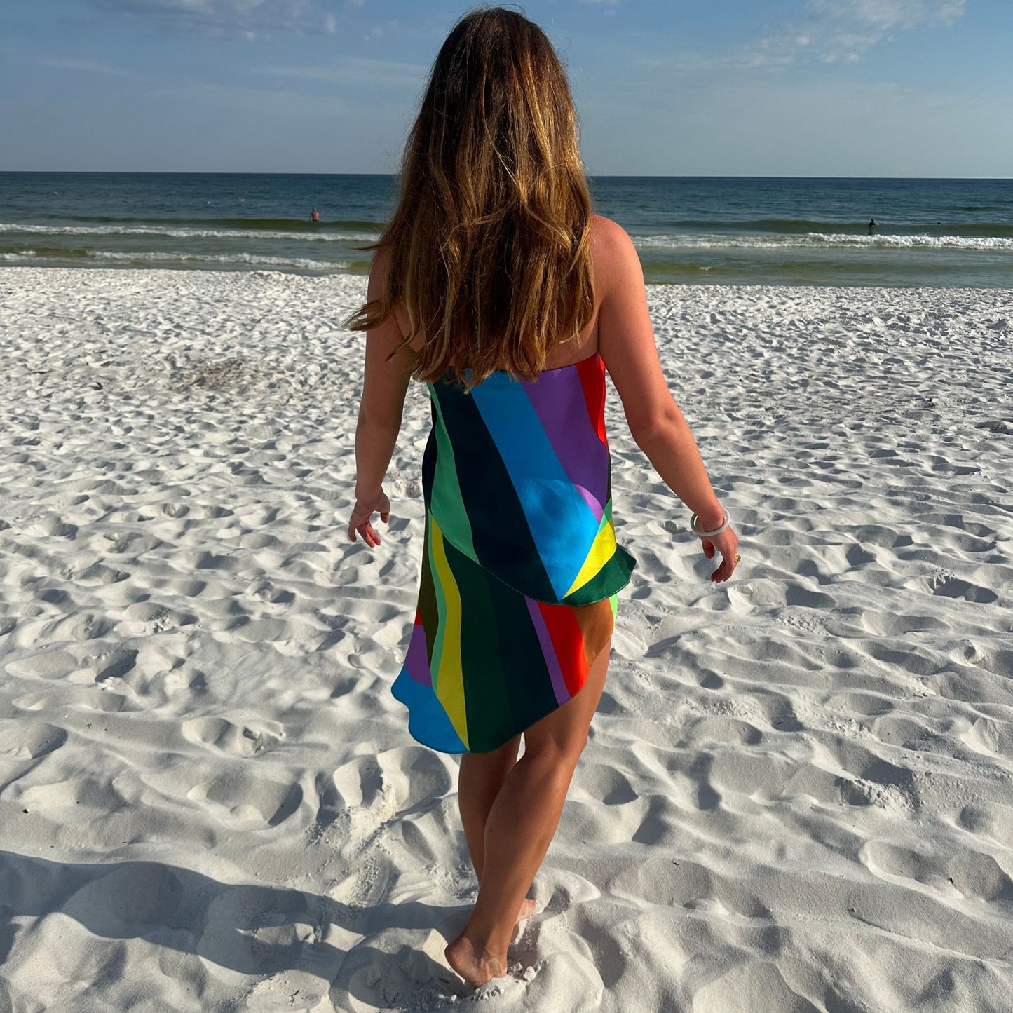 The Martha Skirt in Primary Rainbow