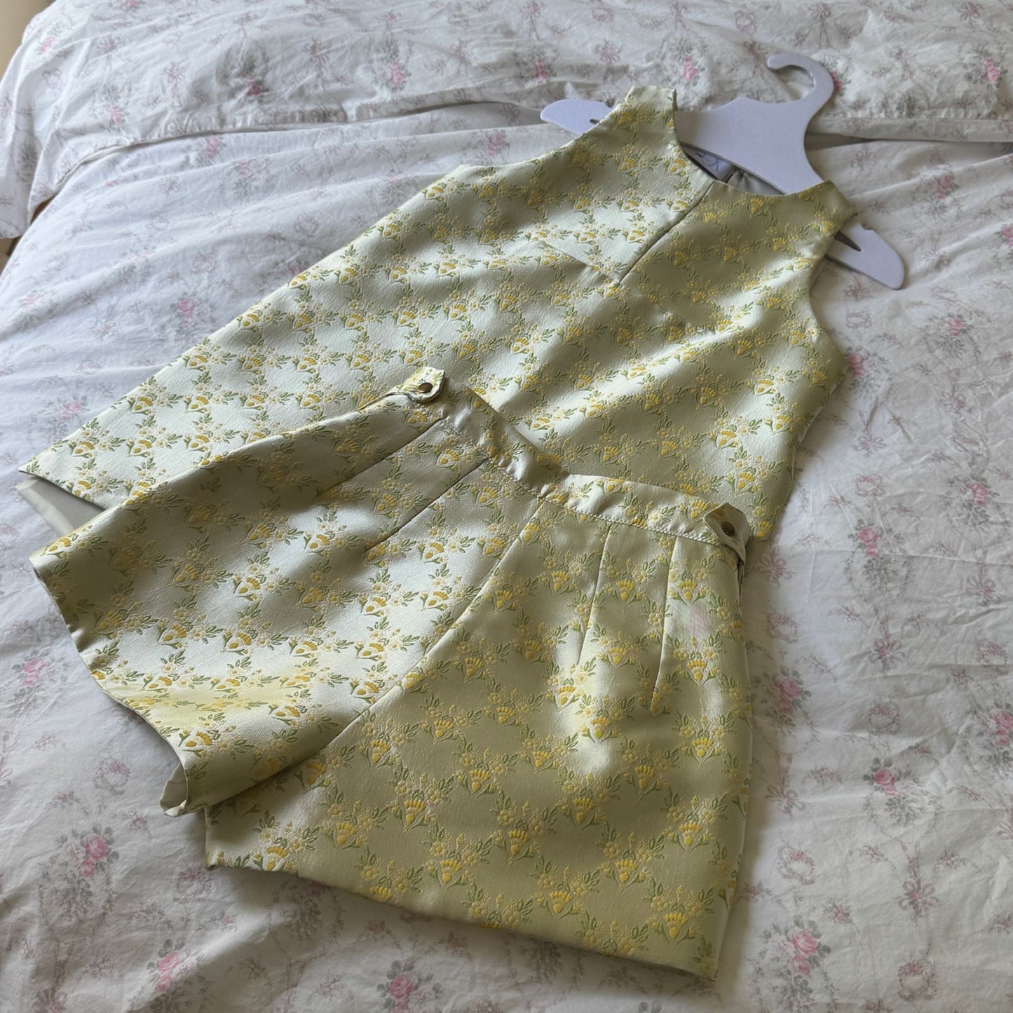 Ashleigh Tunic in Butter Yellow Jacquard
