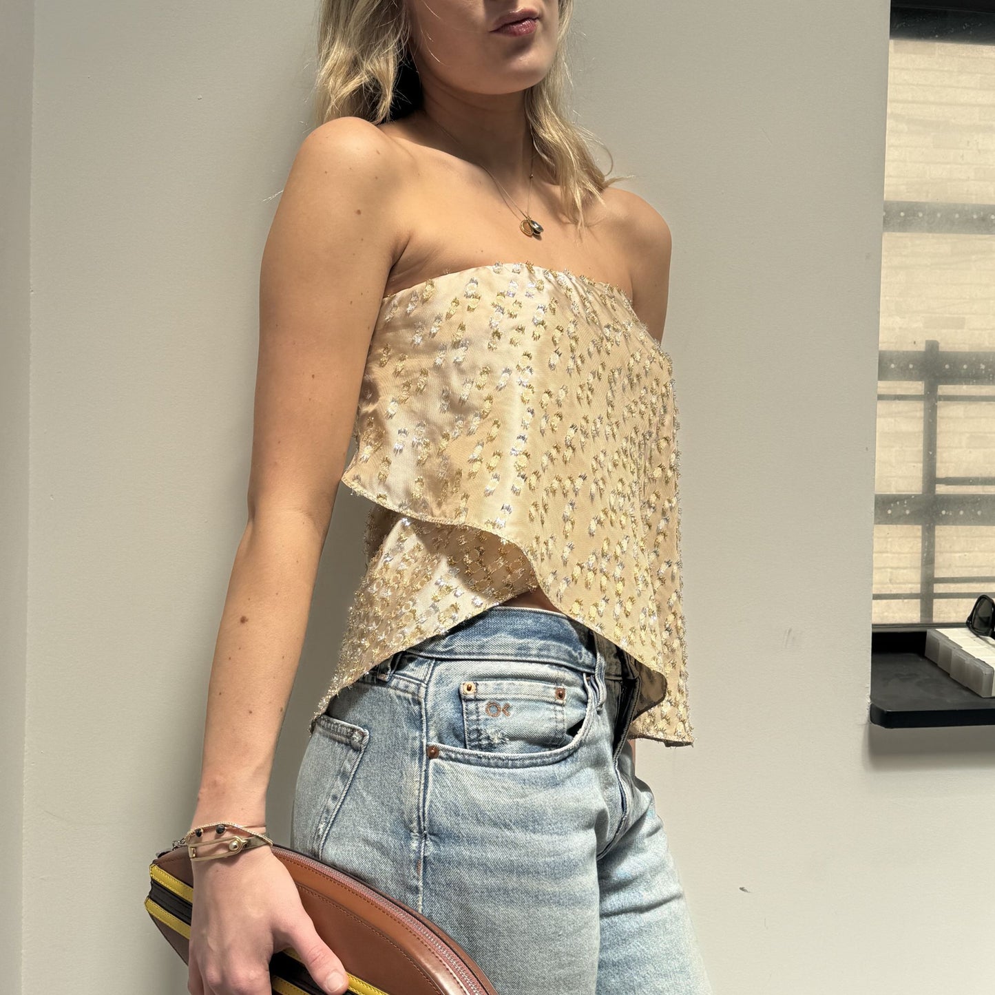 The Martha Skirt in Disco Silk