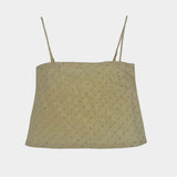 The Bitsy Tank in Yellow Candy Taffeta