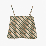 The Bitsy Tank in Moss Stripe