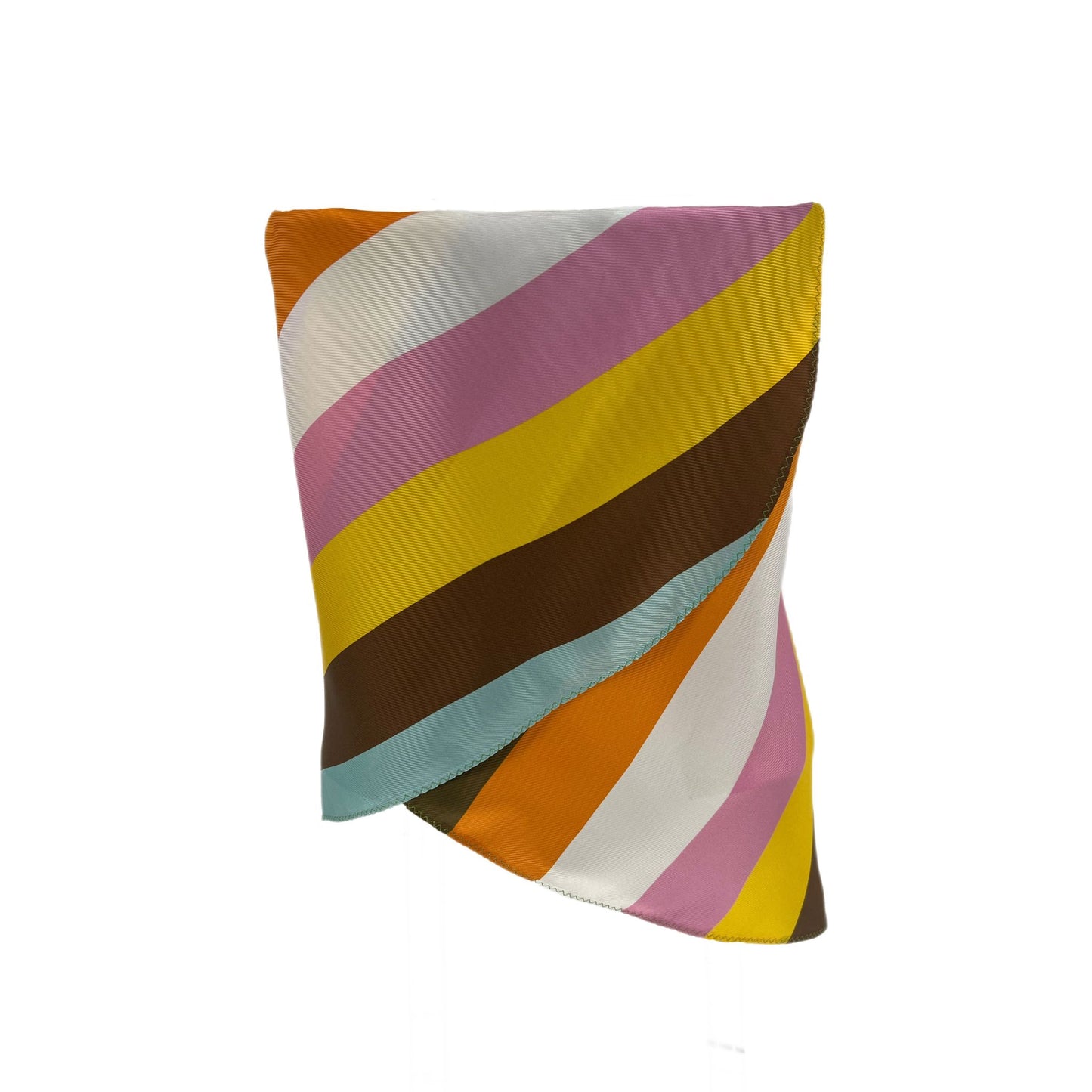 Martha Skirt/Top in Silk Twill Stripe
