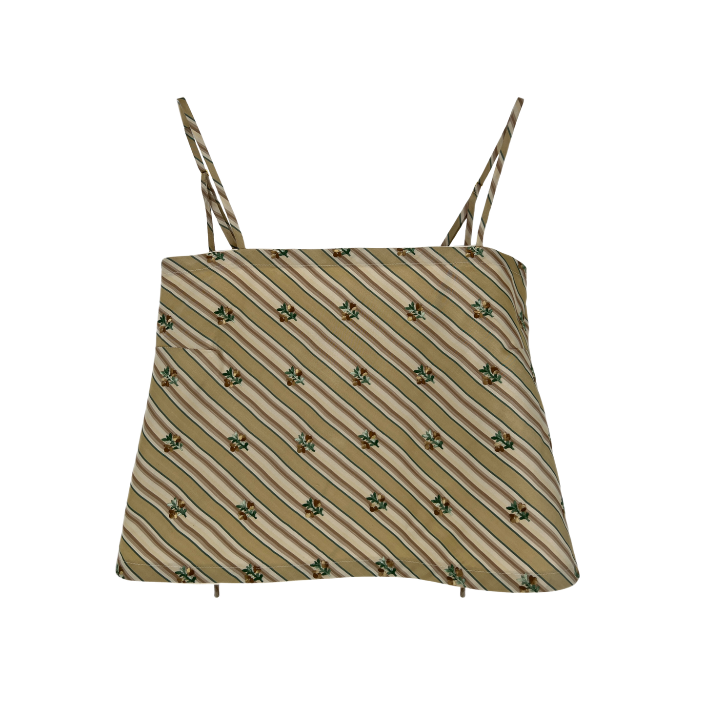 The Bitsy Tank in Canary Stripe