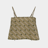 The Bitsy Tank in Canary Stripe