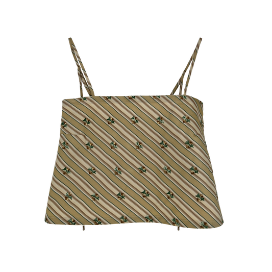 The Bitsy Tank in Canary Stripe