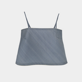 The Bitsy Tank in Royal Blue Gingham Taffeta