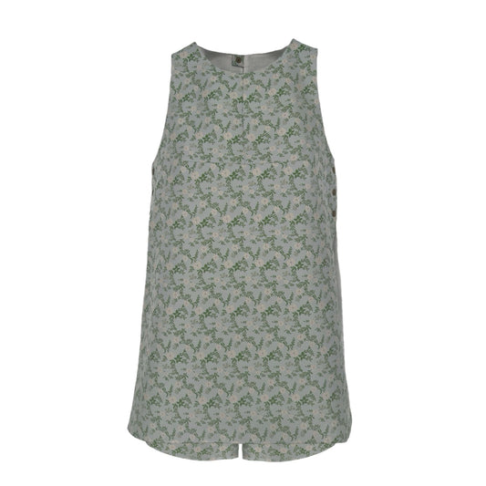 Ashleigh Tunic in Baby Blue Bloom Jacquard