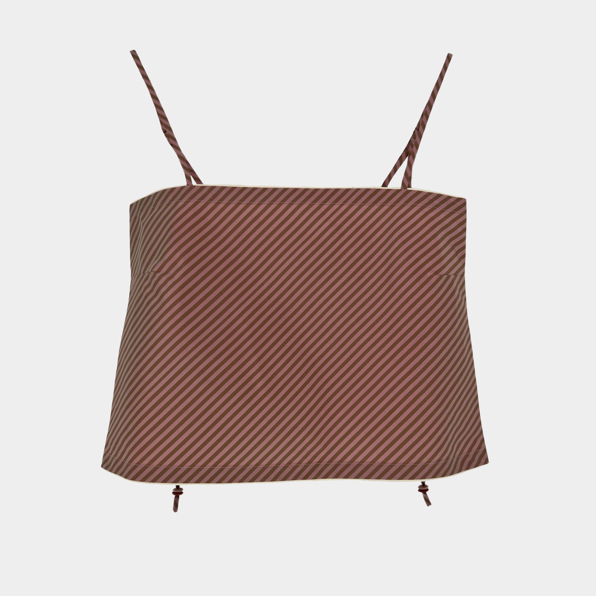 The Bitsy Tank in Dusty Rose Stripe