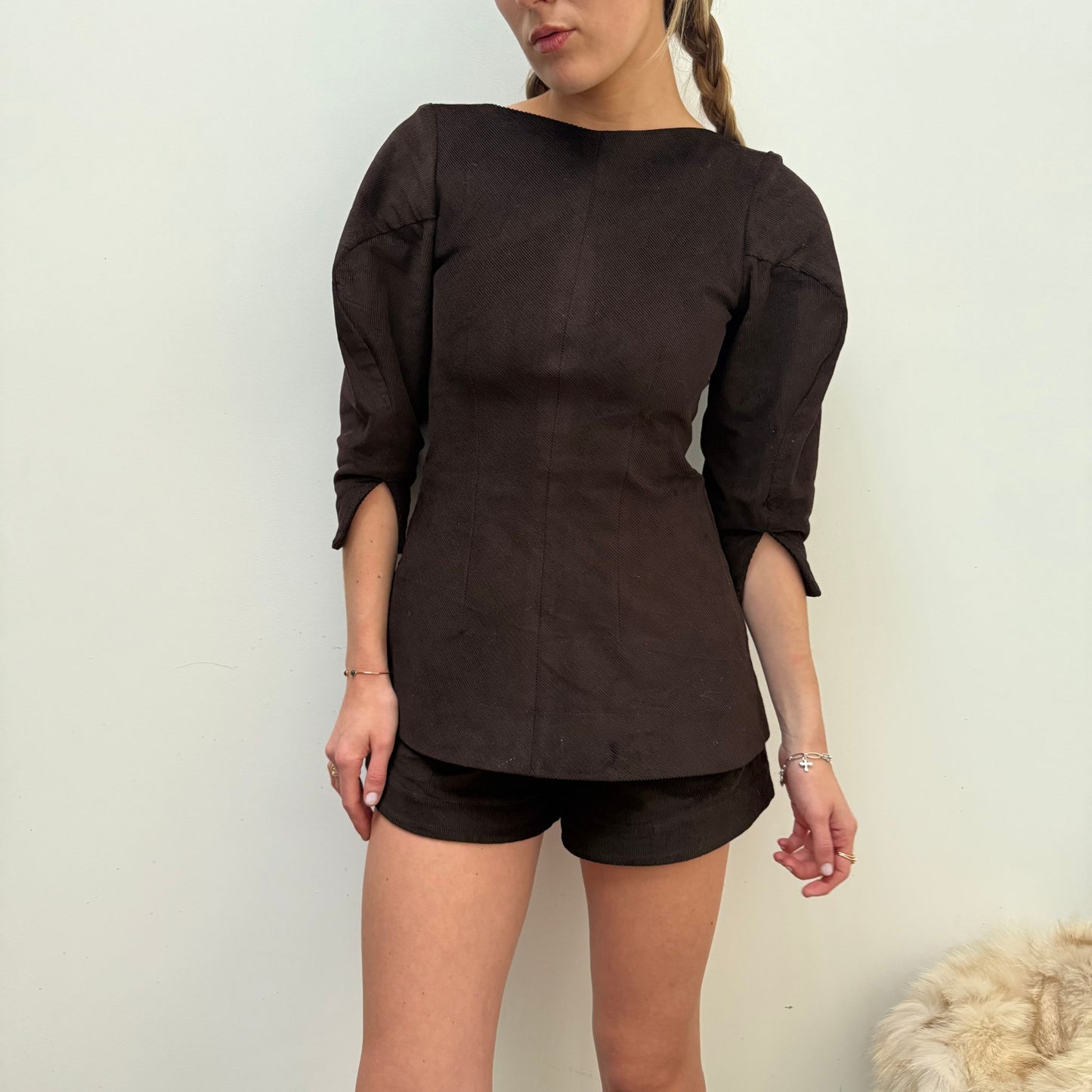 Janice Top in Chocolate Brown