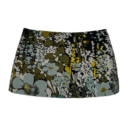 Ava Mini Skirt in Floral Jacquard