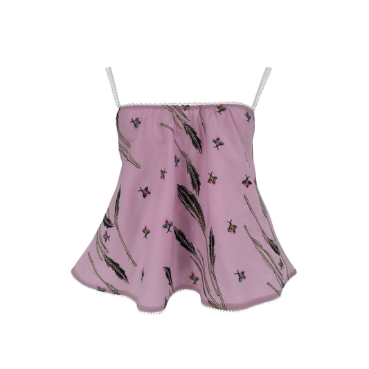 The Perfect Tank in Pink Firefly Cotton