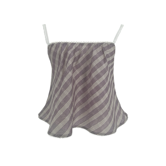 The Perfect Tank in Purple and White Plaid