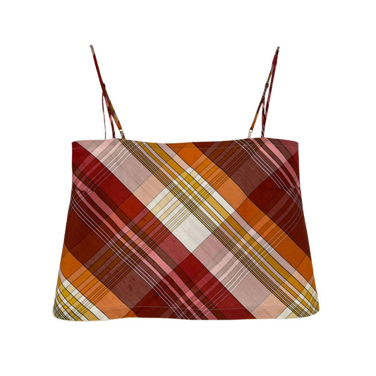 The Bitsy Tank in Plaid Taffeta
