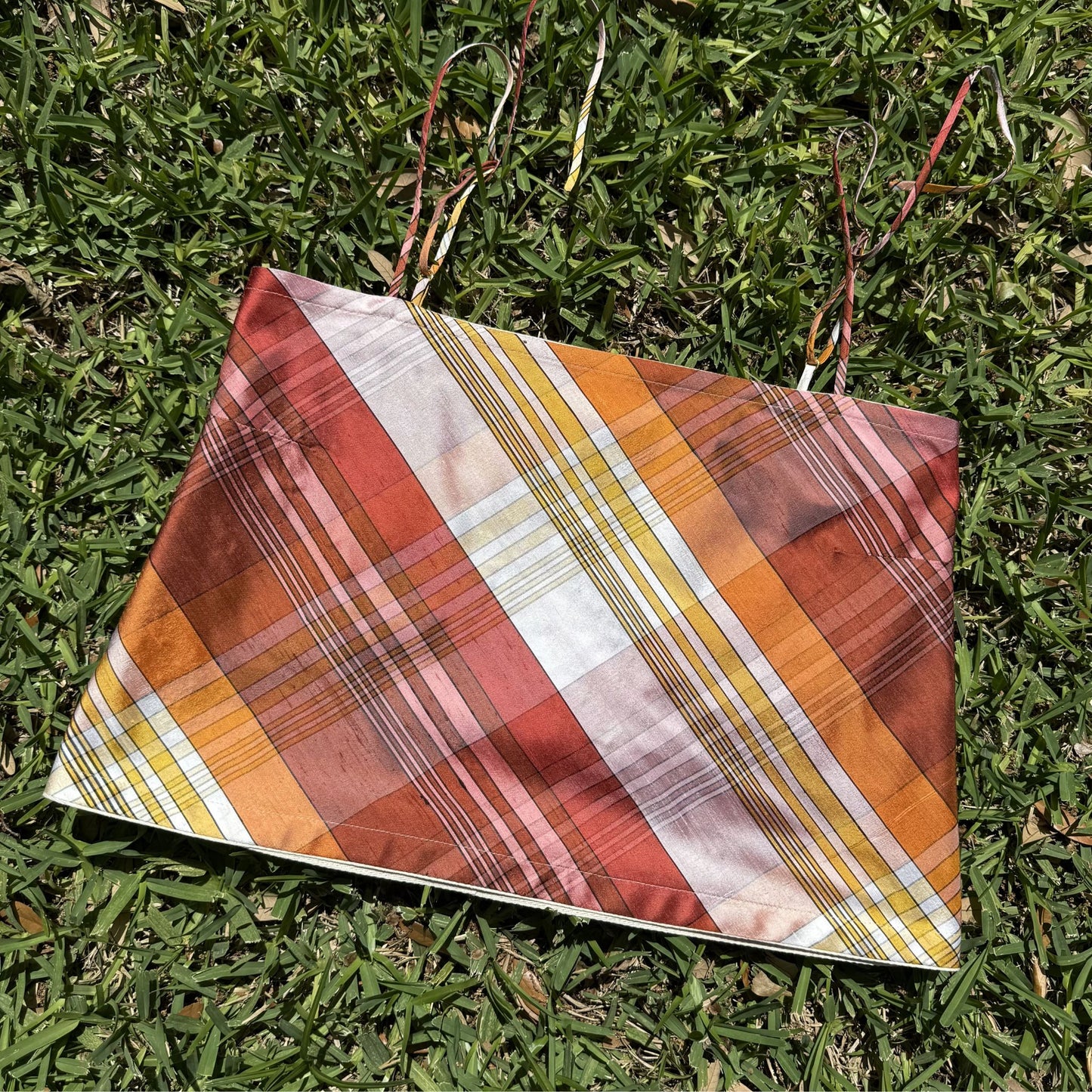 The Bitsy Tank in Plaid Taffeta