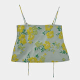 The Bitsy Tank in Yellow Brocade