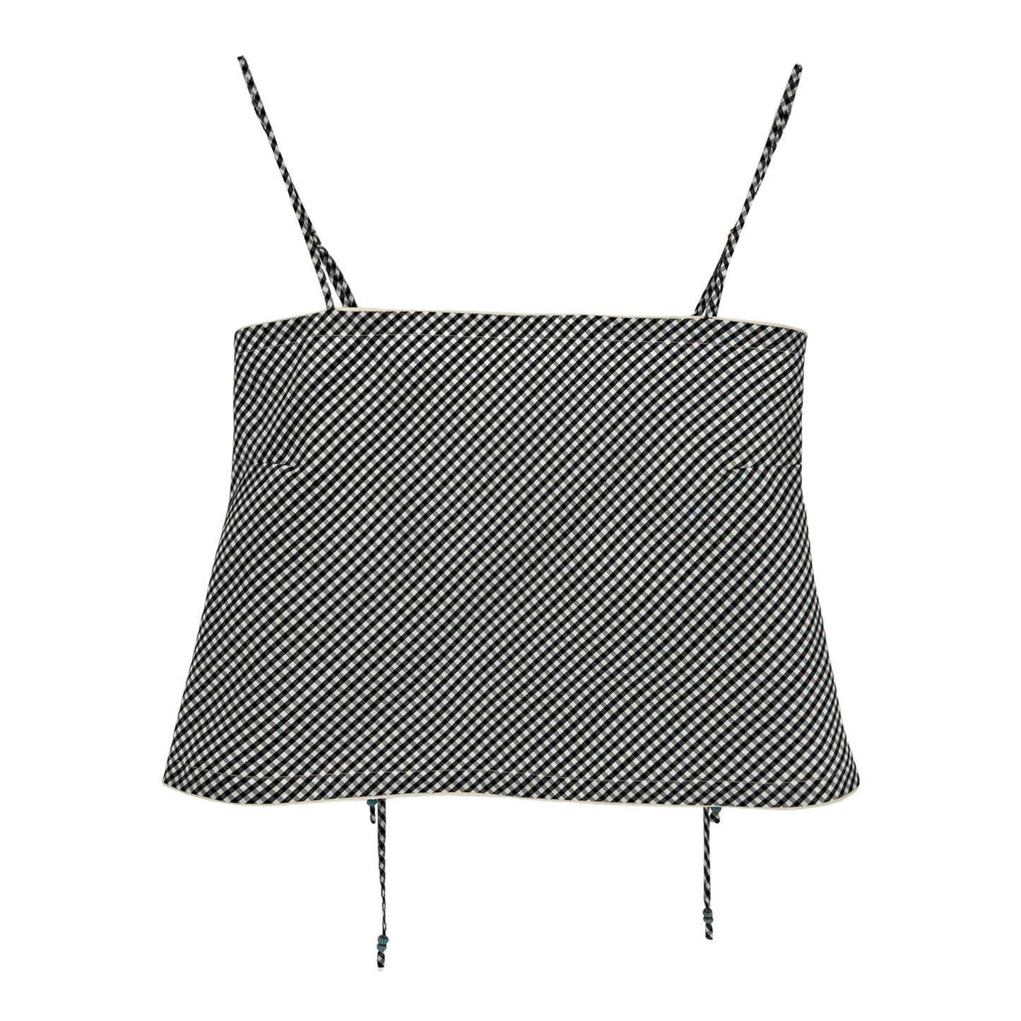 The Bitsy Tank in Gingham Taffeta