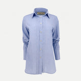 The Charlie Button Down in Sky Blue Poplin
