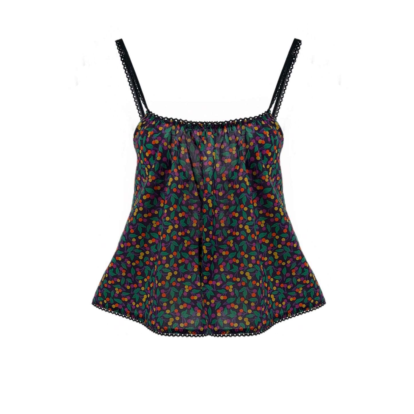The Perfect Tank in Multi Cherry Cotton