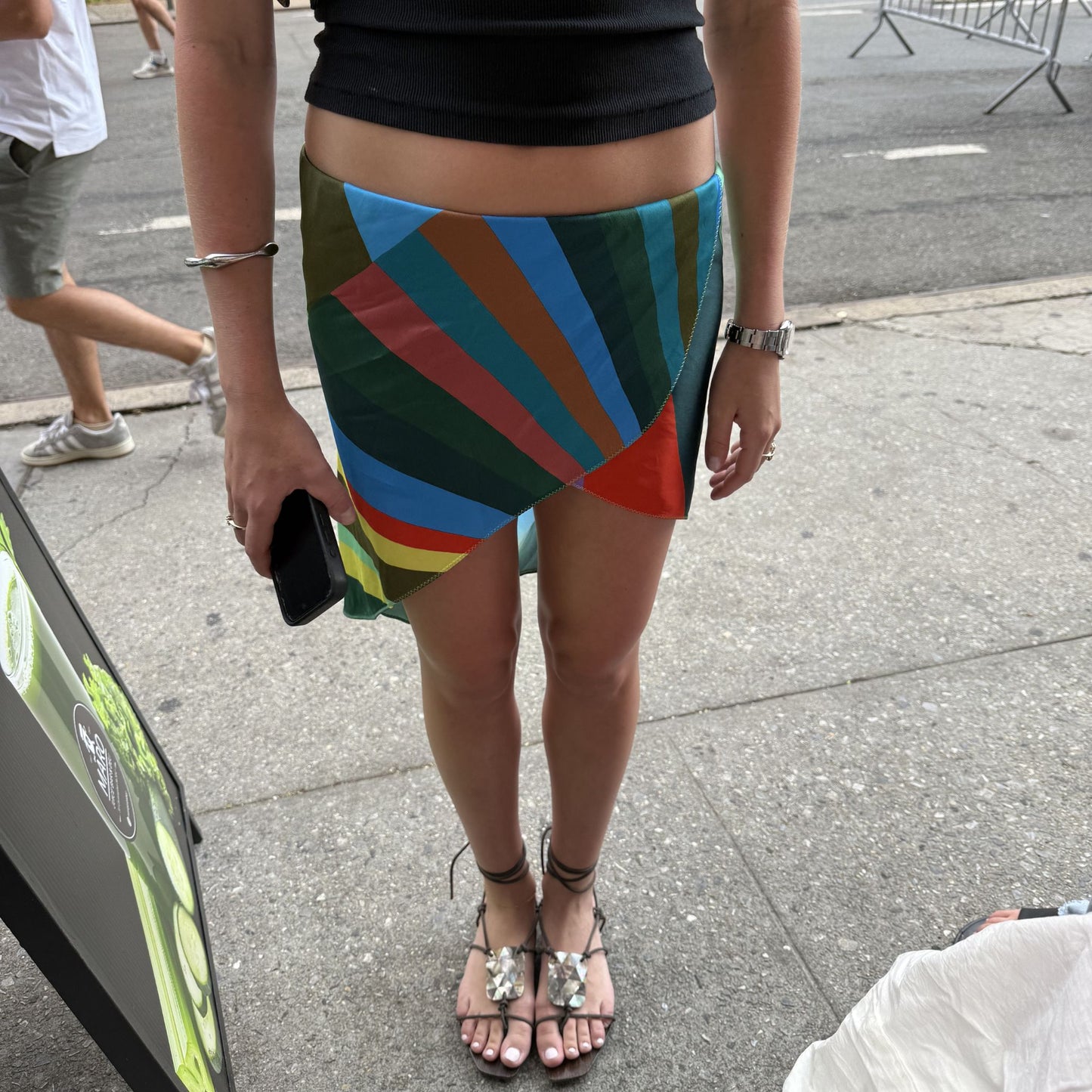 The Martha Skirt in Primary Rainbow
